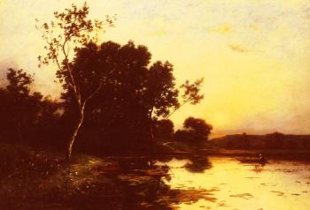 裡昂 萊歇 Le lac Au Crepuscule 裡昂 萊歇 Le lac Au Crepuscule
